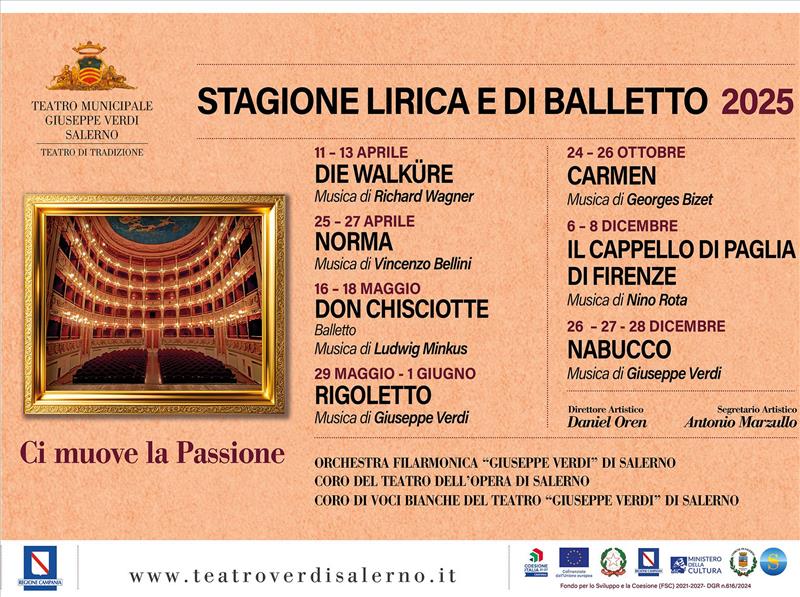 Teatro Verdi - Stagione Lirica e di Balletto 2025