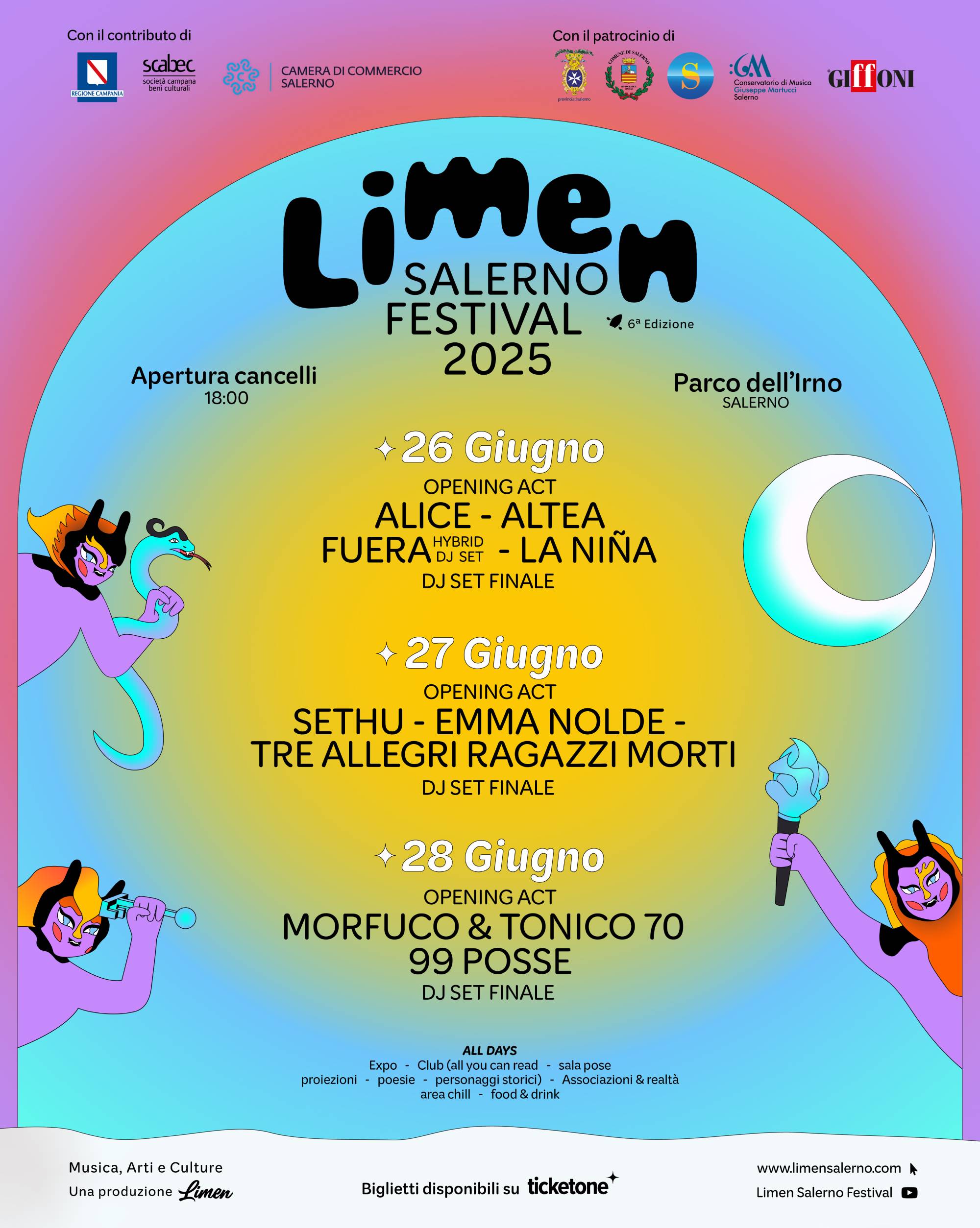 Limen Salerno Festival 2025 - Programma Limen Salerno Festival 2025 - VI edizione