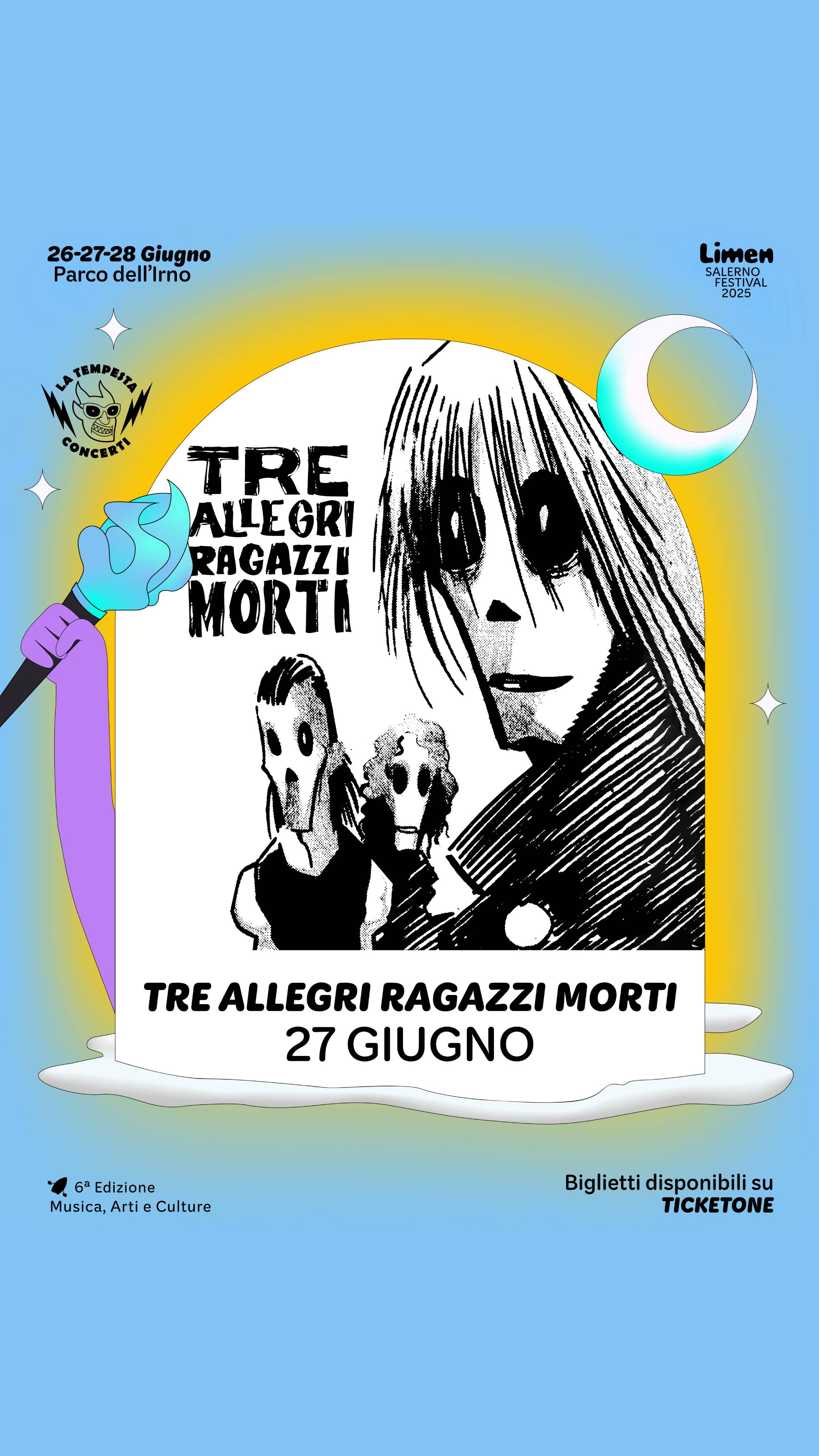 Limen Salerno Festival 2025 - Tre allegri ragazzi morti Limen Salerno Festival 2025 - VI edizione