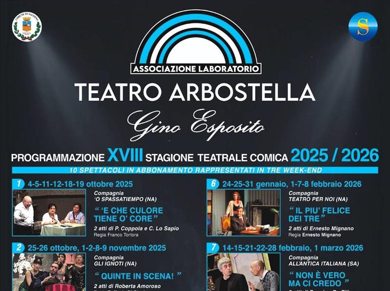 Teatro Arbostella - XVIII Stagione Teatrale Comica