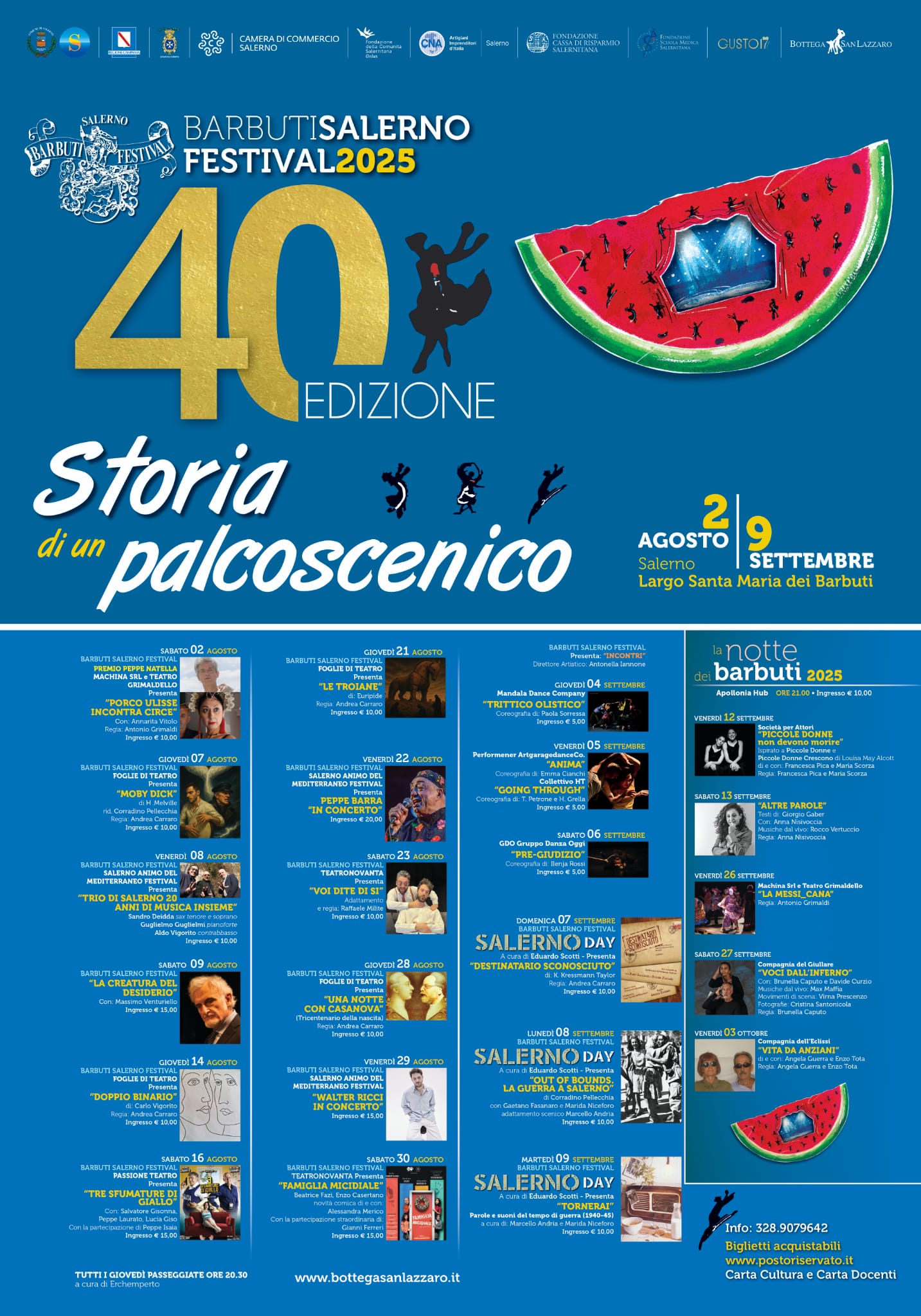 Barbuti Salerno Festival - XL edizione Barbuti Salerno Festival - XL edizione