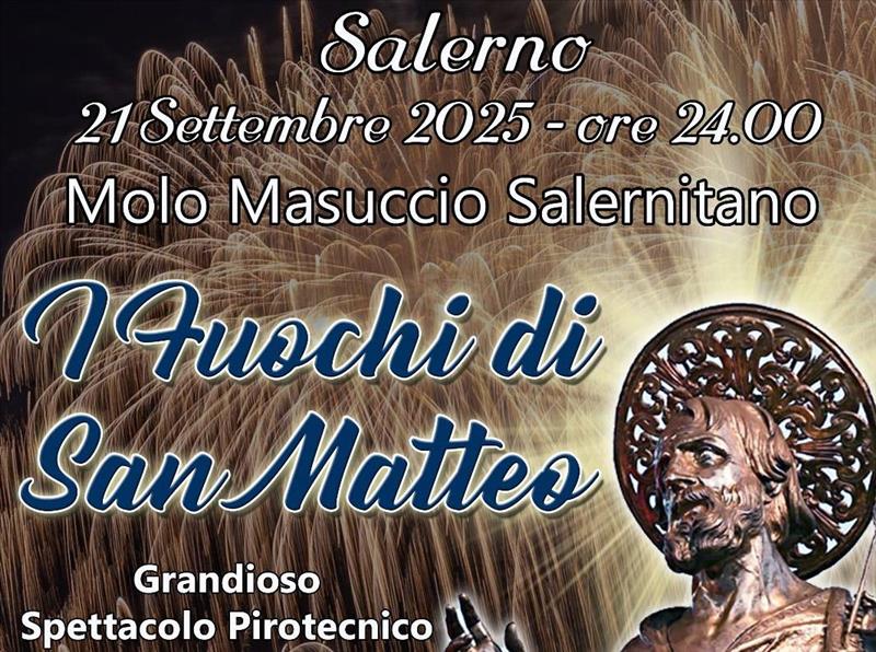 San Matteo 2025 - Spettacolo pirotecnico