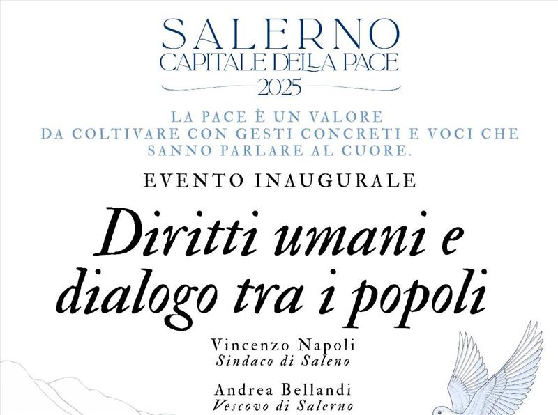 Salerno Capitale Italiana della Pace 2025