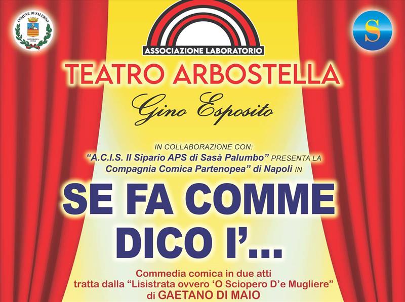 Teatro Arbostella - Se fa comme dico i'...