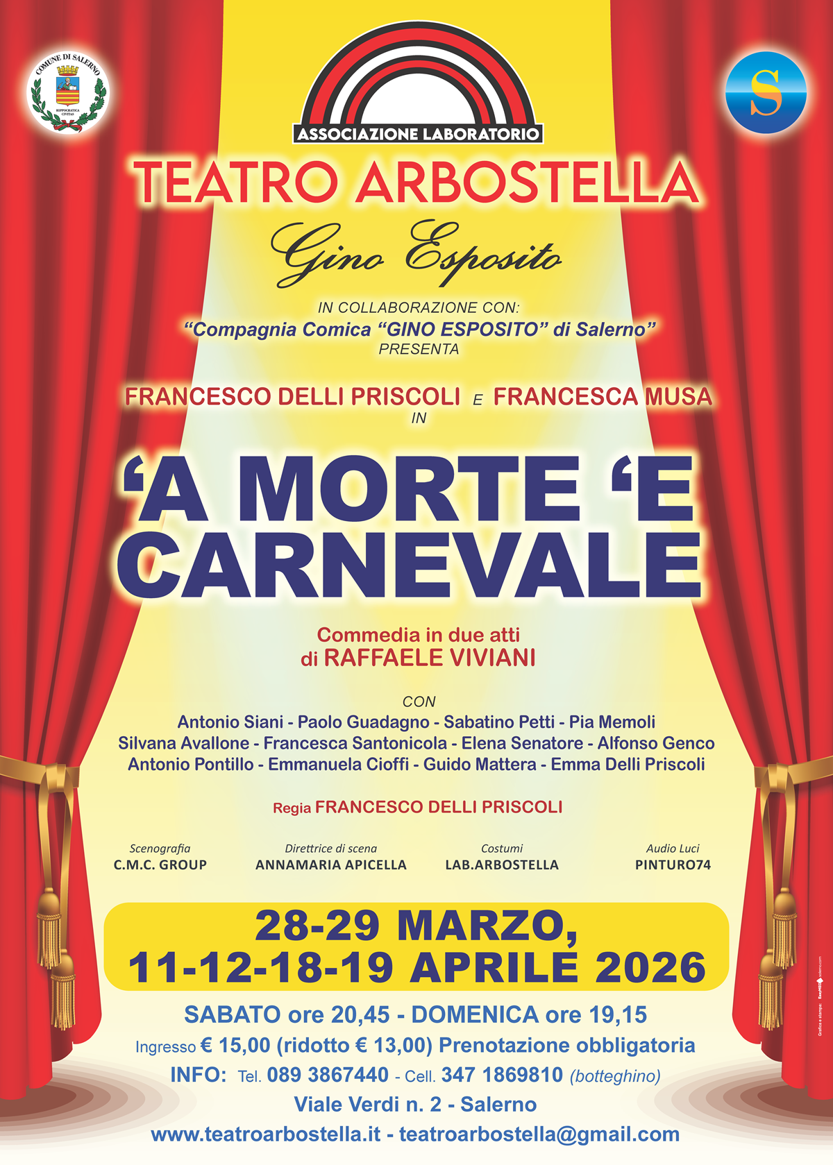 Teatro Arbostella - A morte 'e Carnevale