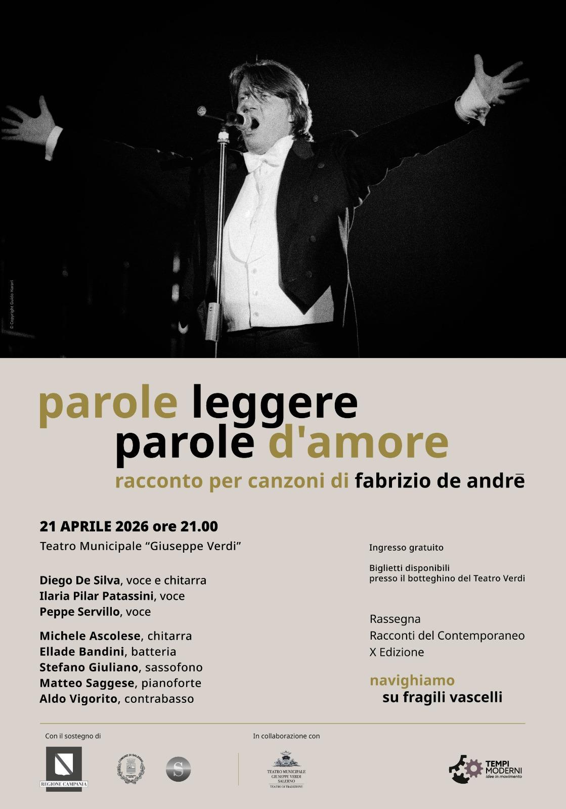 Navighiamo su fragili vascelli - Parole leggere, parole d’amore