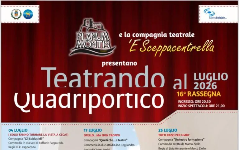 Teatrando al Quadriportico 2026