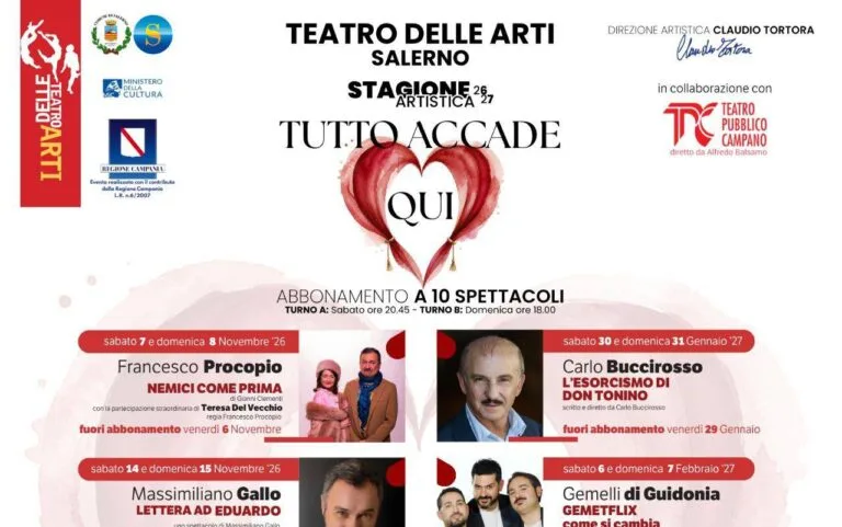 Teatro delle Arti – Stagione Teatrale 2026/2027