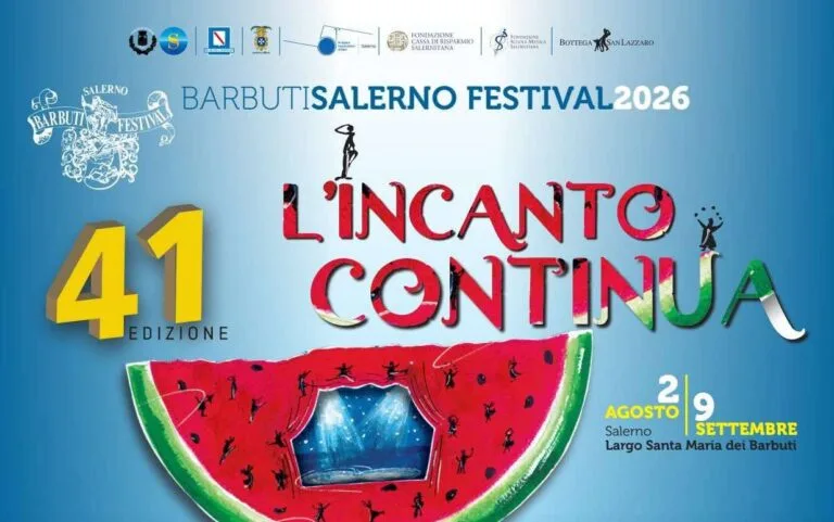 Barbuti Salerno Festival 2026 – Salerno Day – « Mes yeux me quittent »