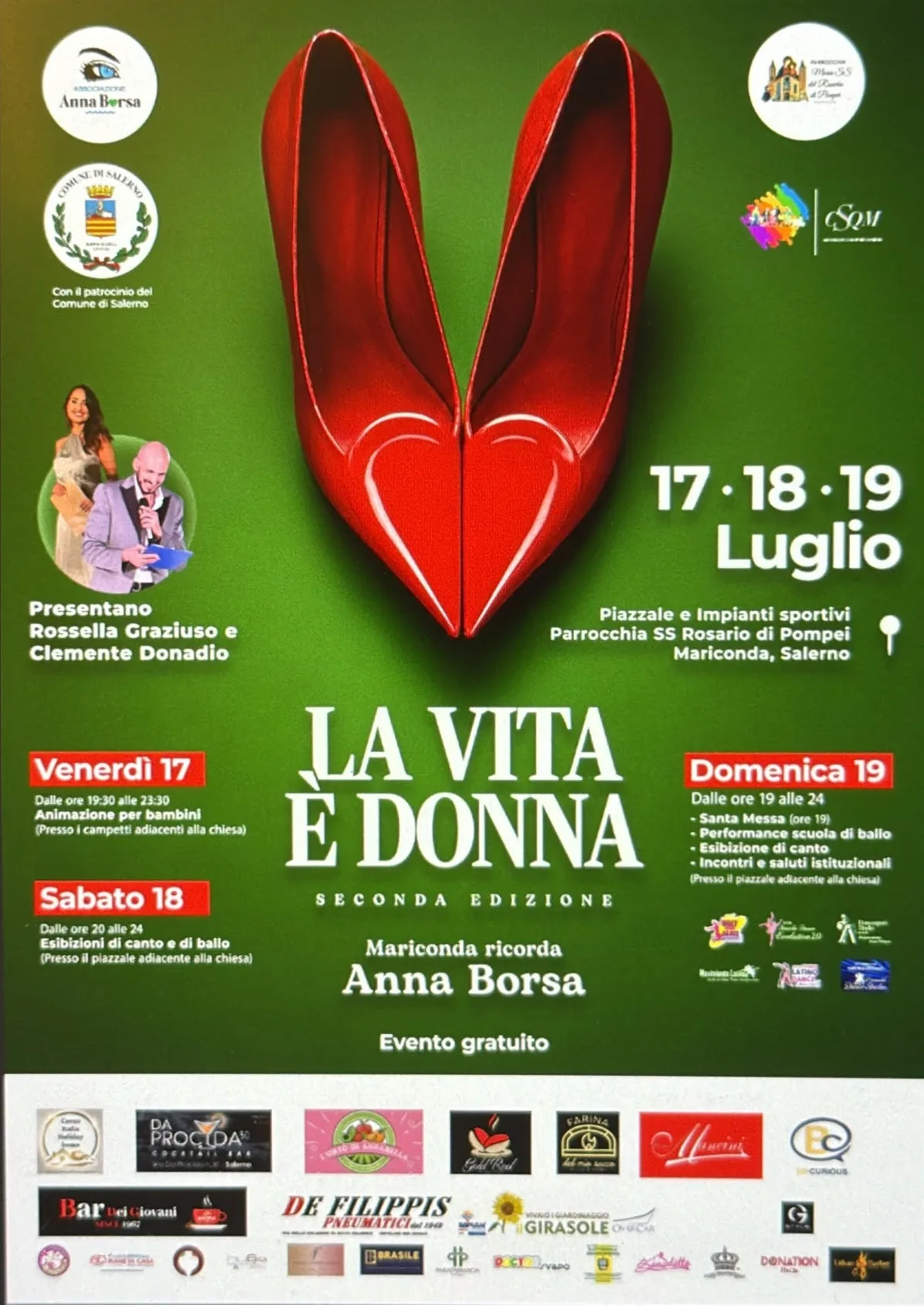 La Vita è Donna 2026 - Mariconda ricorda Anna Borsa