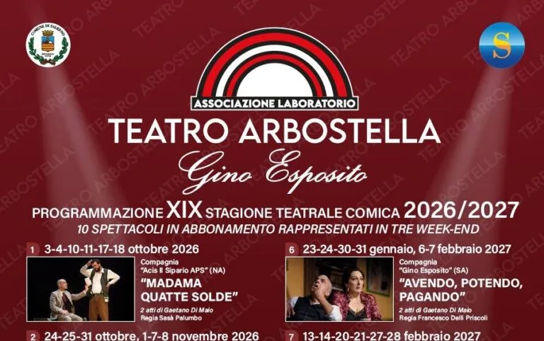 Teatro Arbostella – XIX Stagione Teatrale Comica