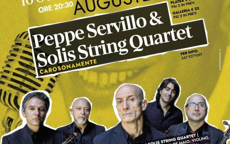 Peppe Servillo & Solis String Quartet – Carosonamente
