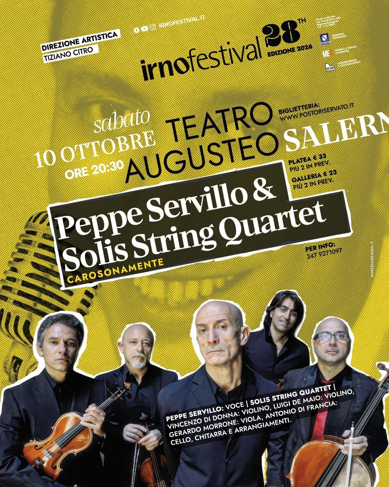 Peppe Servillo & Solis String Quartet - Carosonamente Peppe Servillo & Solis String Quartet - Carosonamente