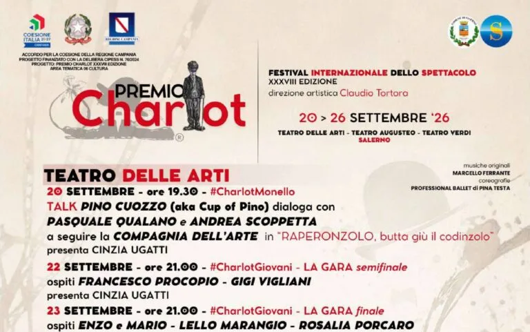 Premio Charlot 2026 – XXXVIII edizione